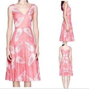 Tory Burch Helen Batik Dress Beaded‎ Appliqué Floral Size 0